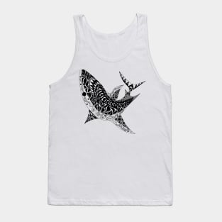 king shark pattern ecopop Tank Top